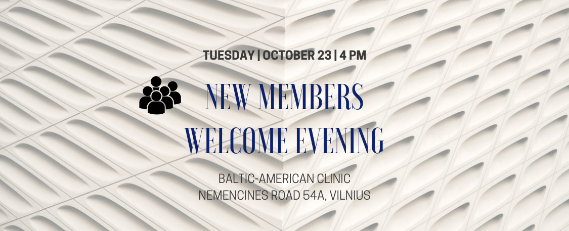 New Members Welcome Evening