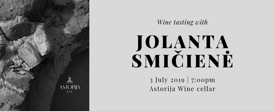 Wine tasting with Champagne expert Jolanta Smičienė