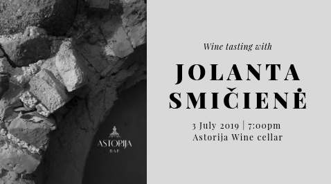 Wine tasting with Champagne expert Jolanta Smičienė