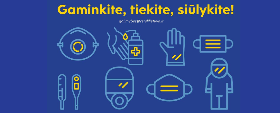 Verslas prieš COVID-19: tiekimo galimybės ir parama