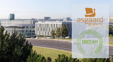BREEAM certification for business center AsgaardKeys