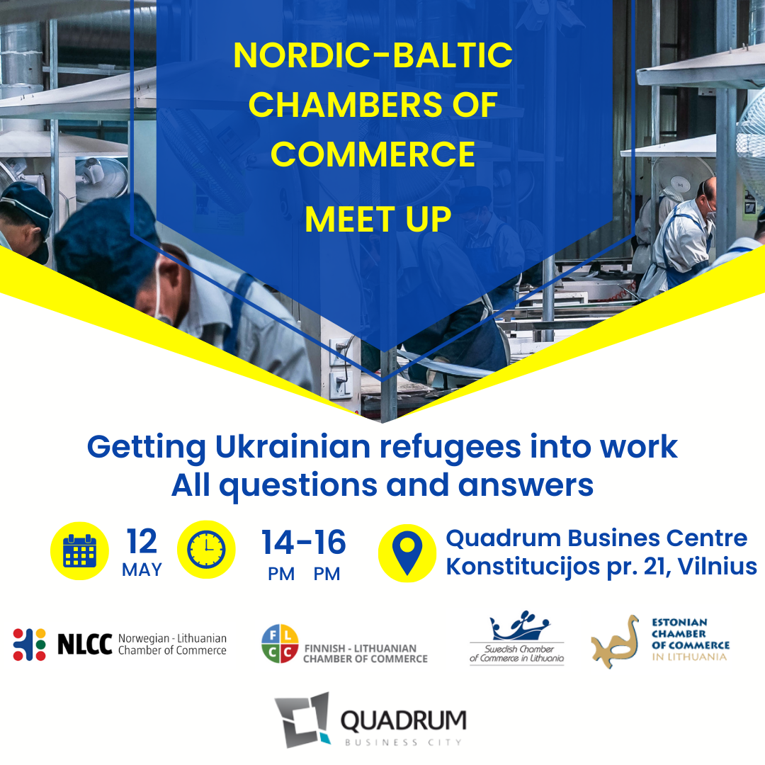 Nordic-Baltic Chambers of Commerce Meet up: Getting Ukrainian refugees into work