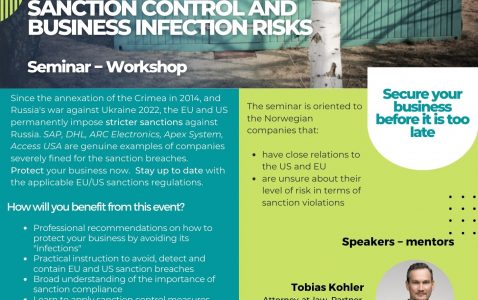 Seminar – Workshop Sanction control and business infection risks