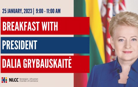 Breakfast meeting with President Dalia Grybauskaitė
