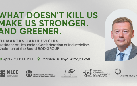 Annual Business Lunch with V. Janulevičius: “WHAT DOESN’T KILL US MAKE US STRONGER. AND GREENER”