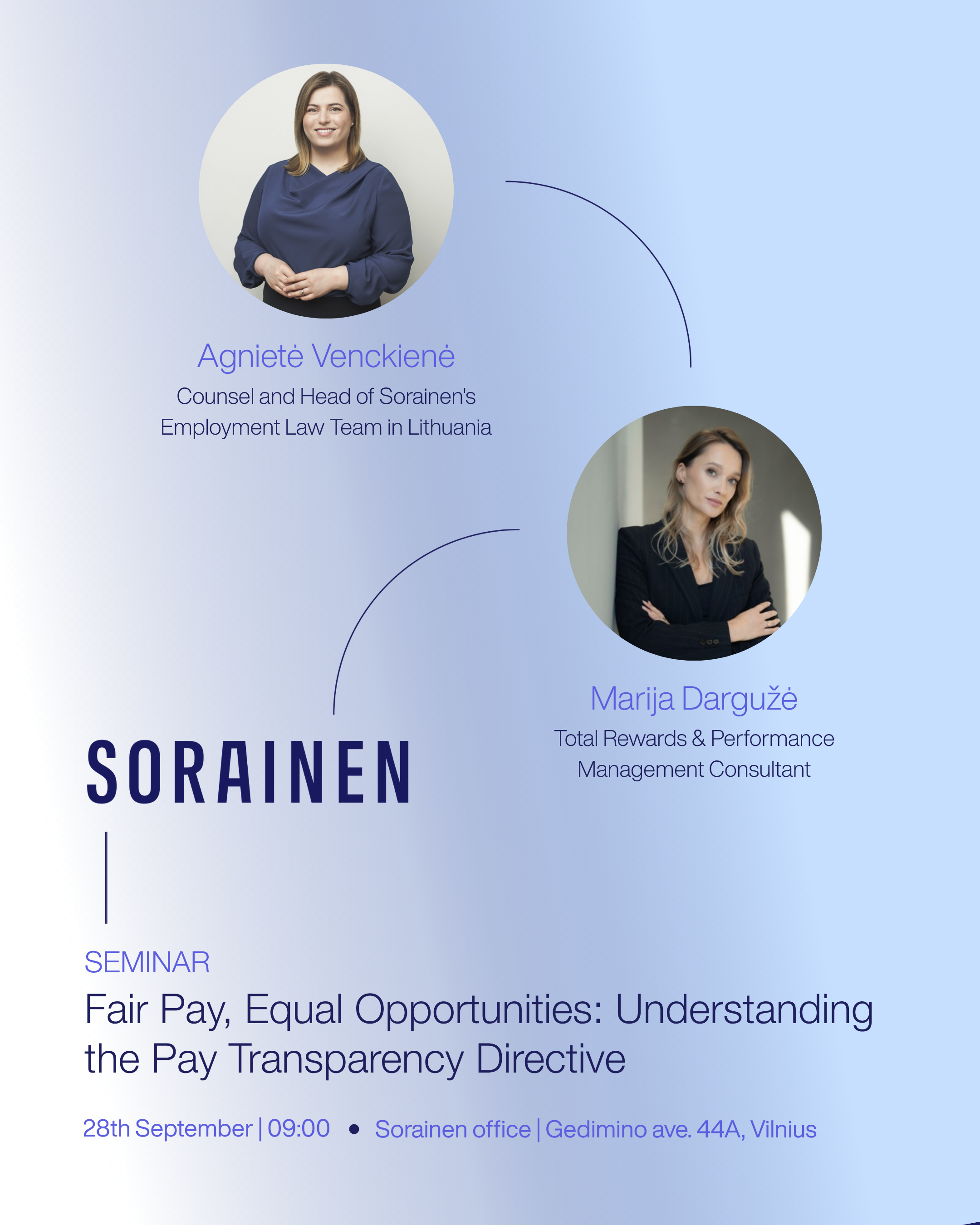Practical Seminar: Fair Pay, Equal Opportunities: Understanding the Pay Transparency Directive | 28 September
